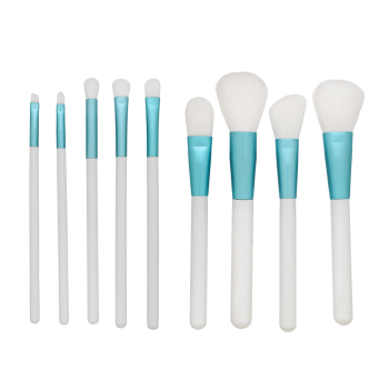MIMO Makeup Brush Set White set perii machiaj 9 Pcs