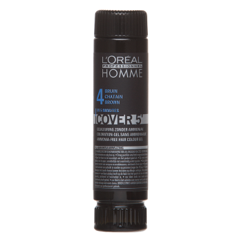 L´Oréal Professionnel Homme Cover 5 farba na vlasy No. 4 Medium Brown 3 x 50 ml