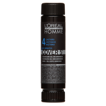 L´Oréal Professionnel Homme Cover 5 barva za lase No. 4 Medium Brown 50 ml