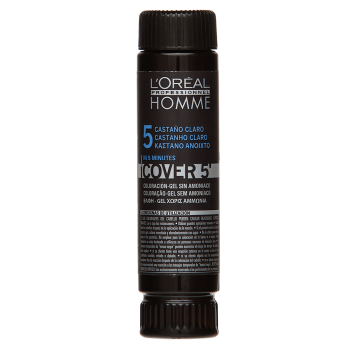 L´Oréal Professionnel Homme Cover 5 barva na vlasy No. 5 Light Brown 50 ml