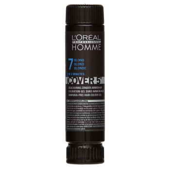 L´Oréal Professionnel Homme Cover 5 barva na vlasy No. 7 Medium Blond 50 ml