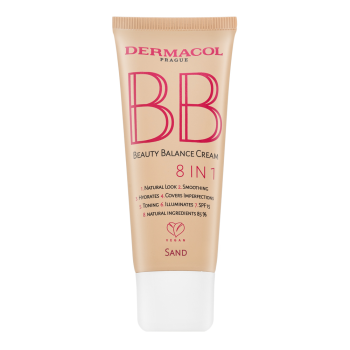 Dermacol BB Beauty Balance Cream 8in1 BB krém pro sjednocenou a rozjasněnou pleť Sand 30 ml