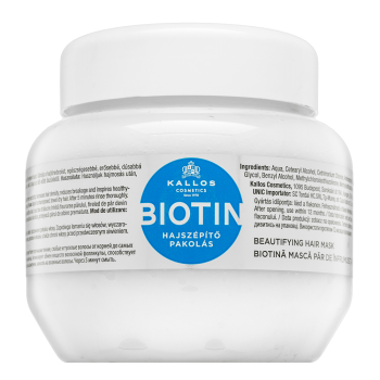 Kallos Biotin Beautifying Hair Mask versterkend masker voor verzwakt haar 275 ml