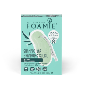 Foamie Shampoo Bar čvrsti šampon za suhu kosu Aloe Vera 80 g