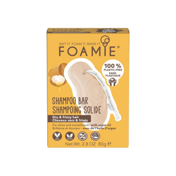 Foamie Shampoo Bar tuhý šampon pro kudrnaté vlasy Argan Oil 80 g