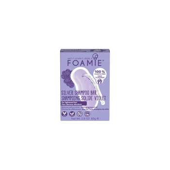 Foamie Silver Shampoo Bar trdi šampon za beljene lase Grapessed Oil 80 g