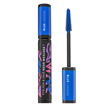 Dermacol Eyelash & Hair Neon Mascara řasenka Blue Lagoon 9 ml