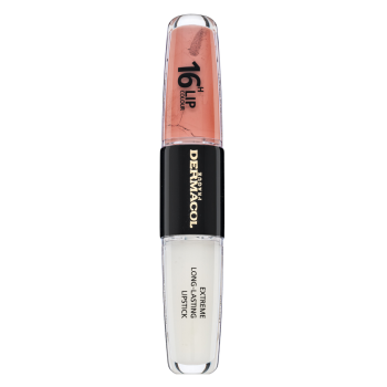 Dermacol 16H Lip Colour Extreme Long-Lasting Lipstick dlouhotrvající dvoufázová barva a lesk na rty No. 14 8 ml