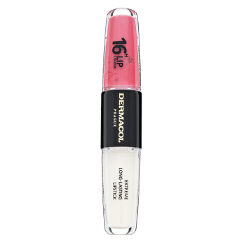 Dermacol 16H Lip Colour Extreme Long-Lasting Lipstick dlouhotrvající dvoufázová barva a lesk na rty No. 39 8 ml