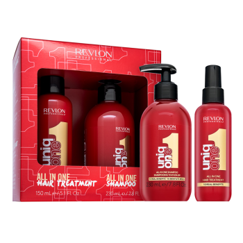 Revlon Professional Uniq One All in One Treatment & Shampoo sada pro hebkost a lesk vlasů 150 ml + 230 ml