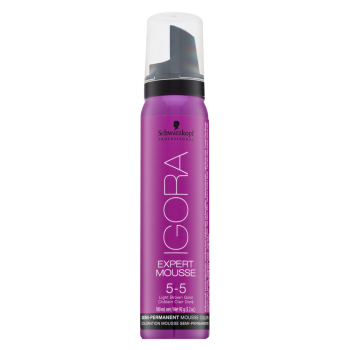 Schwarzkopf Professional Igora Expert Mousse Semi-Permanent Mousse Color schiuma colorante semipermanente per capelli 5-5 100 ml