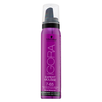 Schwarzkopf Professional Igora Expert Mousse Semi-Permanent Mousse Color semi-permanent hair coloring mousse 7-65 100 ml