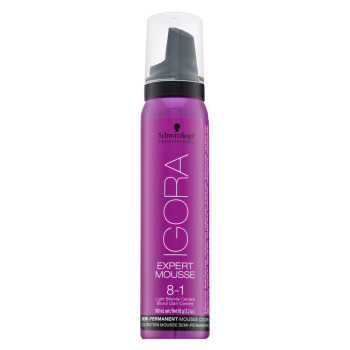 Schwarzkopf Professional Igora Expert Mousse Semi-Permanent Mousse Color schiuma colorante semipermanente per capelli 8-1 100 ml
