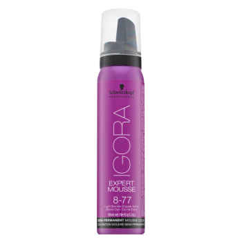 Schwarzkopf Professional Igora Expert Mousse Semi-Permanent Mousse Color semi-permanent hair coloring mousse 8-77 100 ml
