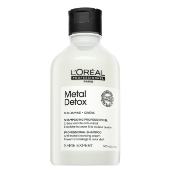 L´Oréal Professionnel Série Expert Metal Detox Professional Shampoo Anti-metal Cleasing Cream szampon oczyszczający dla połysku i ochrony farbowanych włosów 300 ml