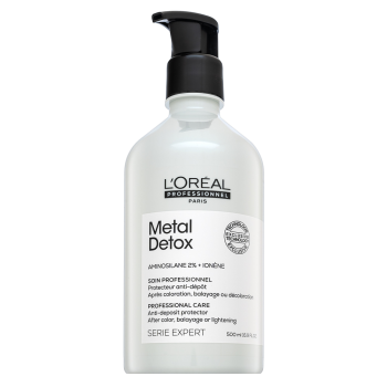 L´Oréal Professionnel Série Expert Metal Detox Professional Care Anti-deposit Protector čistící balzám pro ochranu a lesk vlasů 500 ml