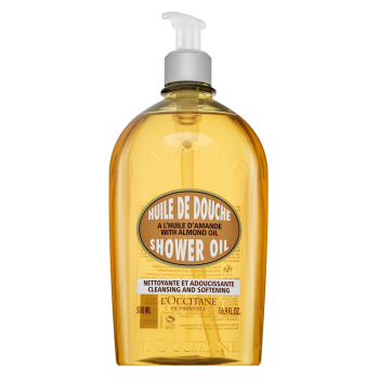 L'Occitane Amande Cleansing & Soothing Shower Oil sprchový olej pro ženy s hydratačním účinkem 500 ml