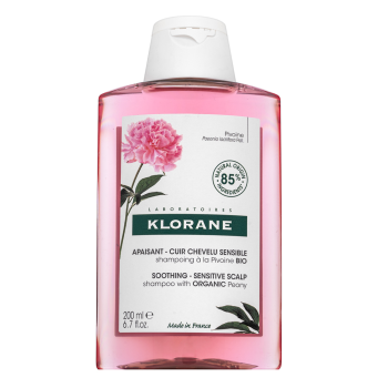 Klorane Organic Peony Soothing Shampoo posilující šampon pro citlivou pokožku hlavy 200 ml