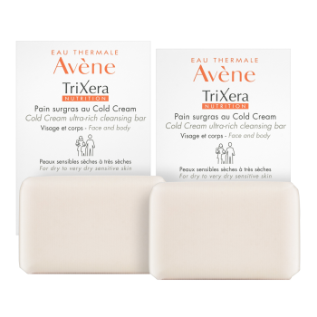 Avène mýdlo Cold Cream Ultra Rich Cleansing Bar 2 x 100 g