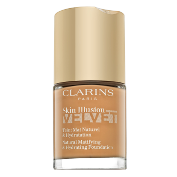 Clarins Skin Illusion Velvet Natural Matifying & Hydrating Foundation vloeibare make-up met matterend effect 107C Beige 30 ml