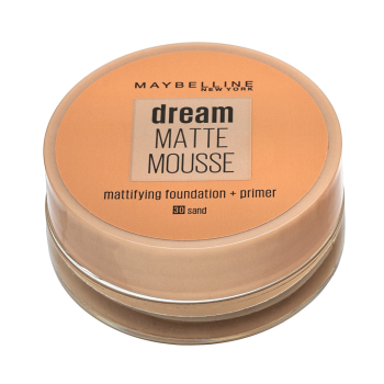 Maybelline Dream Matte Mousse Foundation make-up so zmatňujúcim účinkom 30 Sand 18 ml