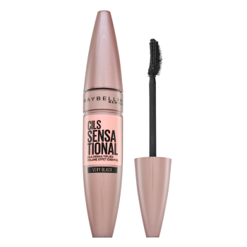 Maybelline Lash Sensational Full Fan Effect Mascara Wimperntusche für verlängerte und geschwungene Wimpern Very Black 9,5 ml