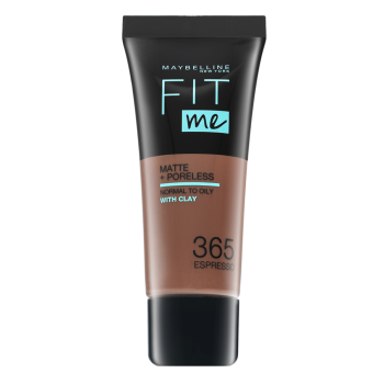 Maybelline Fit Me! Foundation Matte + Poreless tekutý make-up s matujícím účinkem 365 Espresso 30 ml