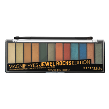 Rimmel London Magnifeyes Eyeshadow Palette paletka očních stínů 009 Jewel Rocks 14 g