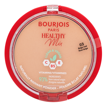 Bourjois Healthy Mix Clean & Vegan Powder Puder mit mattierender Wirkung 03 Rose Beige 10 g
