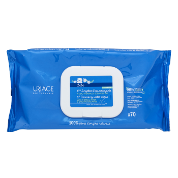 Uriage Bébé čisticí ubrousky pro děti 1st Cleansing Water Wipes x70