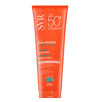SVR Sun Secure mléko na opalování Moisturising Invisible Finish Fragrance-Free SPF 50+ 250 ml