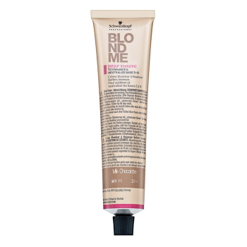 Schwarzkopf Professional BlondMe Bond Enforcing Blonde Toning tonujący krem koloryzujący do jasnych włosów Milk Chocolate 60 ml