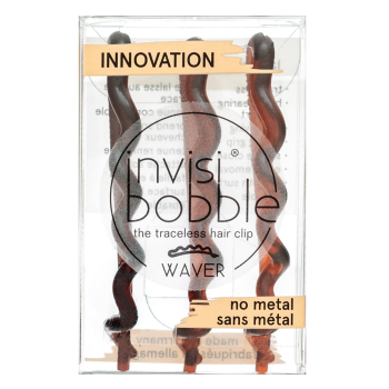 InvisiBobble Waver Pretty Dark Hair Clip 3pcs sponky do vlasů