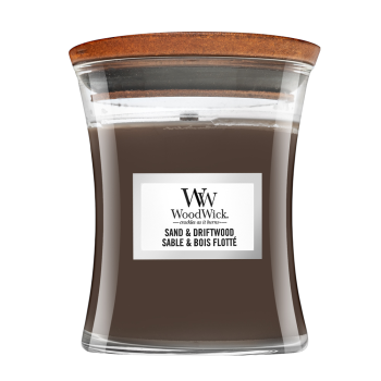 Woodwick Sand & Driftwood scented candle 85 g