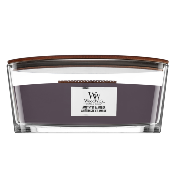 Woodwick Amethyst & Amber scented candle 453,6 g
