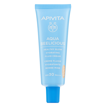 Apivita Aqua Beelicious хидратиращ крем Healthy Glow Hydrating Fluid Cream SPF 30 40 ml