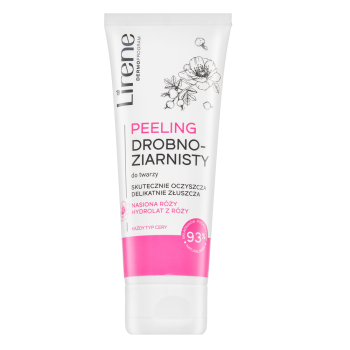 Lirene Cleansing Care Rose Face Peeling peeling pro všechny typy pleti 75 ml