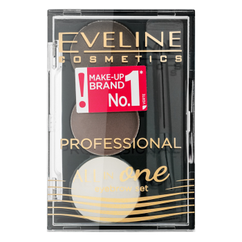 Eveline All in One Eyebrow Set paletka pro líčení obočí 01 1,7 g