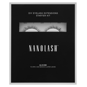 Nanolash DIY Eyelash Extensions Starter Kit Set zur Wimpernverlängerung für zu Hause Classy