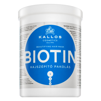 Kallos Biotin Beautifying Hair Mask posilující maska pro oslabené vlasy 1000 ml