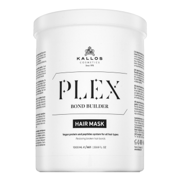 Kallos Plex Bond Builder Hair Mask posilující maska pro barvené, chemicky ošetřené a zesvětlené vlasy 1000 ml