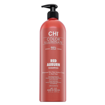 CHI Color Illuminate Red Auburn Shampoo champú aclarante para revivir tonos rojos 739 ml