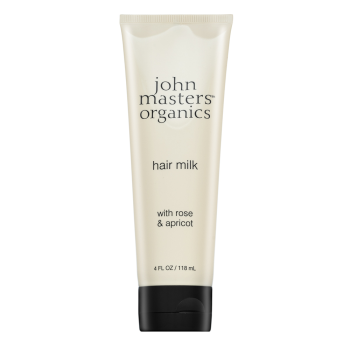 John Masters Organics Rose & Apricot Hair Milk bezoplachová péče pro hebkost a lesk vlasů 118 ml