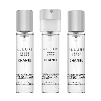 Chanel Allure Homme Sport - Refill toaletná voda pre mužov 3 x 20 ml