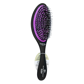 Olivia Garden Styler Black Smooth & Shine OGD-C08 четка за коса с влакна от найлон и глиган
