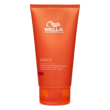 Wella Professionals Enrich Straight Leave-In Cream bezoplachová péče pro hrubé a nepoddajné vlasy 150 ml