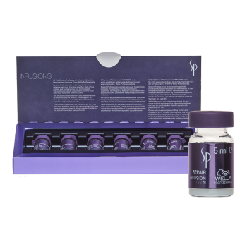 Wella Professionals SP Repair Infusion vlasová kúra pro poškozené vlasy 6 x 5 ml
