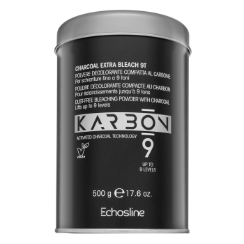 Echosline Karbon 9 Dust-Free Bleaching Powder with Charcoal Puder zur Haaraufhellung 500 g