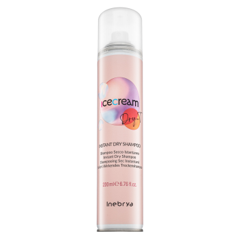 Inebrya Ice Cream Dry-T Instant Dry Shampoo suchý šampon pro rychle se mastící vlasy 200 ml