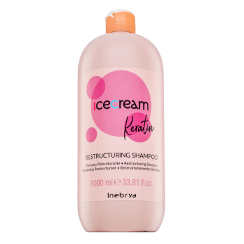 Inebrya Ice Cream Keratin Restructuring Shampoo odżywczy szampon przeciw puszeniu się włosów 1000 ml